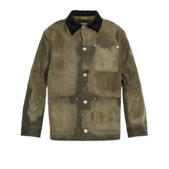 Zadig&Voltaire Vintage-effect Jas - Heren - Zomerjassen - Groen - S - Katoen - Jassen