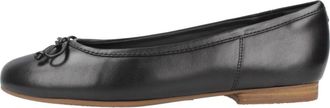 Clarks Leren Ballerina Lily Model - Dames - Ballerinas - Zwart - 41 1/2 EU - Schoenen