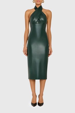 Amanda Uprichard Conchita Dress In Moss
