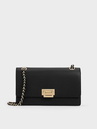 Charles & Keith Everline Braided-Strap Shoulder Bag