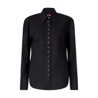 Pinko Pinko, Overhemden, Dames, Zwart, M, Katoen, Maggiolino Shirt