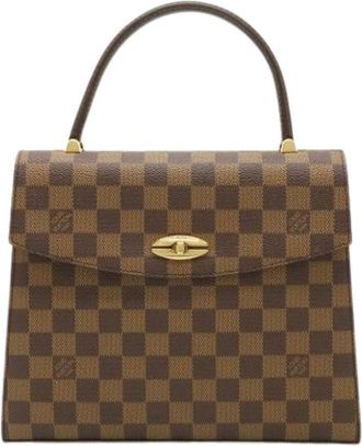 Louis Vuitton Pre-owned Vintage Damier Handbag - Dames - Vintage Handtas - Bruin - ONE Size - Vintage