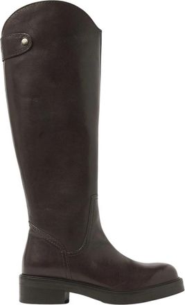 VIA VAI Lucia Rumi bruine hoge laarzen - Dames - Hoge Laarzen - Bruin - 38 EU - Leer - Schoenen