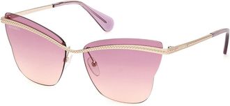 Max & Co. MO0103 32Z Womens Sunglasses Gold Size 60