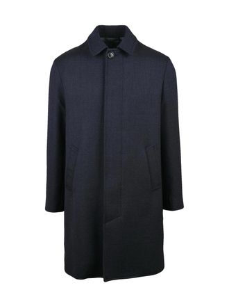 Circolo 1901 Navy Blue Virgin Wool Coat