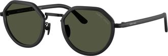 Giorgio Armani Sunglasses, unisex, Black, Size: 48 MM Ar6181 Sunglasses
