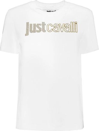 Roberto Cavalli T-shirts en Polos - Dames - T-shirts - Wit - XL - Tops