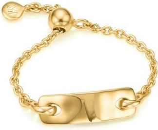 Monica Vinader Havana Friendship Chain Ring in Yellow Gold at Nordstrom Rack