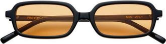 Freyrs Eyewear Miki Rectangular Sunglasses in Black at Nordstrom