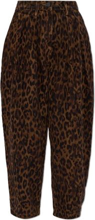 AllSaints Becca Barrel Leg Denim Pants - Dames - Loose Fit Jeans - Bruin - 2XS - Denim - Jeans