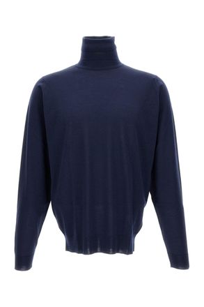 John Smedley Refined High Neck Pullover In Extra-Fine Merino Wool