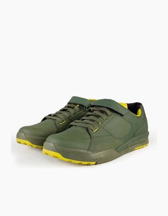 Endura Mens Mt500 Burner Clipless Shoes - Green - Size: 6.5 40