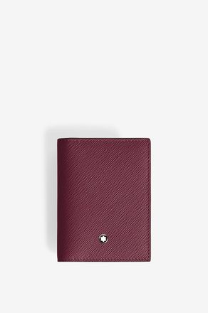 Montblanc Visitenkartenetui aus Saffianoleder Sartorial 4cc Cassis