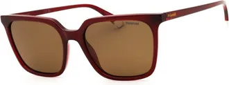 Polaroid PLD 4163/S 0LHF SP Burgundy/Bronze Polarized