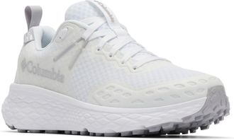 Columbia Womens Konos TRS Outdry, Waterproof Low Rise Trekking and Hiking Shoes, White/Cumulus Grey, 7.5