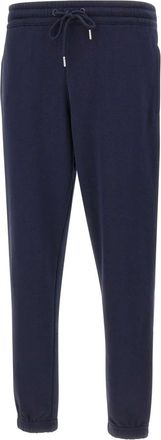 Sun 68 Broeken, Heren, Blauw, 2Xl, Katoen, Trainingsbroeken Fleece Basic