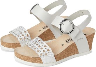 Mephisto Lee Womens Sandals Silver Condor : EU 40 (US Womens 10) B - Medium, Leather