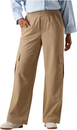Circle Of Trust Veelzijdige Rio Pants voor dames - Dames - Wijde Broeken - Beige - S - Broeken