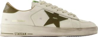 Golden Goose Sneakers, male, White, 5 UK, Stardan Trainers - Golden Goose Deluxe Brand - Leather - White