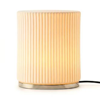 Brightech Lumi 7 Cream Matte Glass Dimmable LED Table Lamp with Oval Metal Base at Nordstrom