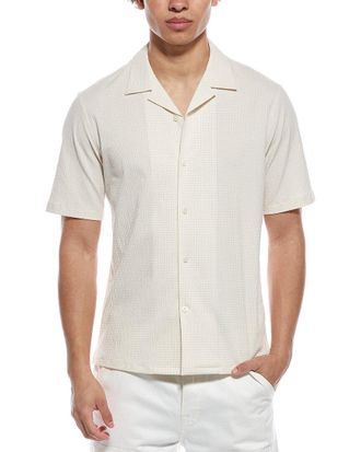 Theory Daze Micro Seersucker Shirt