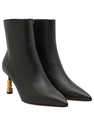Bally Womens Helena Bead Embellished Leather Ankle Boots In Black