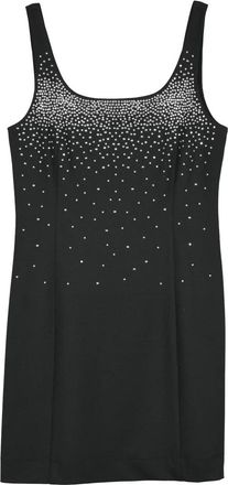 Marella Studded Black Sheath Dress With Gradient Details