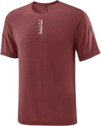 Salomon Ultra Short Sleeve Tee Laufshirt f&uuml;r Herren | rot