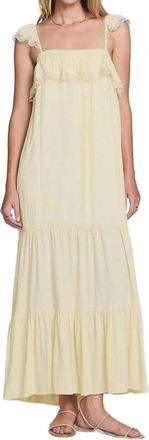 Saltwater Luxe Melia Maxi Dress In Sunglow