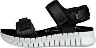 Ecco Womens Gruuv Sol Sandals In Black