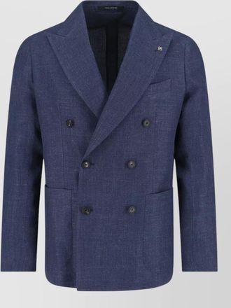 Tagliatore linen blazer