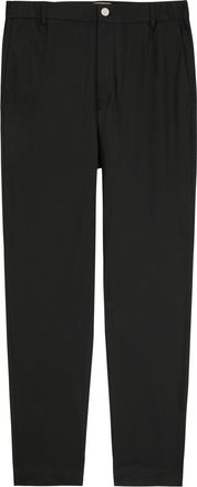 L'Estrange 24 Hour Slim-leg Cotton-blend Trousers - Black - Xxl