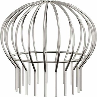 vidaXL Protector Para Hojas De Canal&oacute;n 2 Uds. Plateado 160 Mm Vidaxl