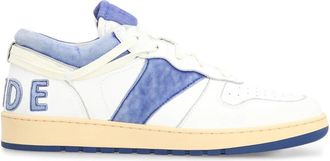 Rhude Vintage Leather Low-Top Sneakers - Heren - Sneakers - Blauw - 41 EU - Leer - Schoenen