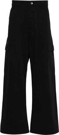 Rick Owens organic cotton cargo pants - men - Organic Cotton - L - Black