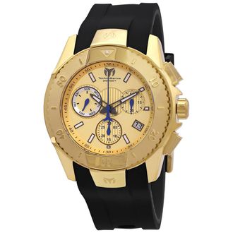 Technomarine UF6 Chronograph Quartz Gold Dial Mens Watch TM-617001