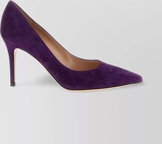 Gianvito Rossi suede leather pumps
