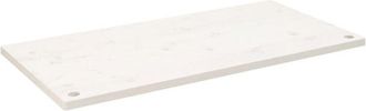vidaXL Desk Top White 110x60x2.5 cm Solid Wood Pine Vidaxl
