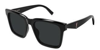 Saint Laurent SL M170 001 Womens Sunglasses Black Size 55