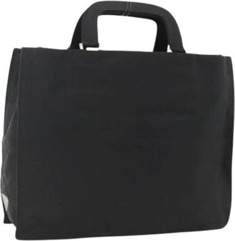 Prada Pre-owned Handbags, female, Black, Size: ONE SIZE Pre-owned Vintage Nylon Hand Bag