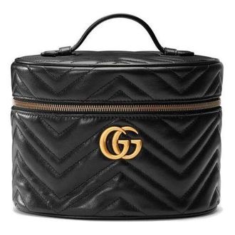 Gucci (WMNS) Gucci GG Marmont Small Cosmetic Case Black 611004-DTDCT-1000