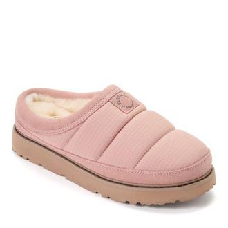 Dearfoams Fireside Greta Sport Nylon Puff Clog Water Resistant Slippers in Dusty Pink at Nordstrom, Size 10