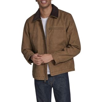 Levi's Zip Front Barn Jacket in Worker Brown at Nordstrom Rack, Size Large