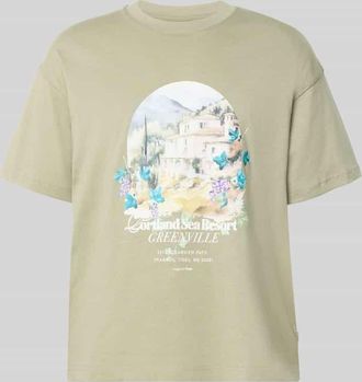 Jack & Jones Jack & Jones T-Shirt mit Rundhalsausschnitt in Schilf, Gr&ouml;&szlig;e XXL