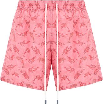 Fedeli Madeira Zwemshorts - Heren - Strandmode - Roze - S - Polyester - Badmode