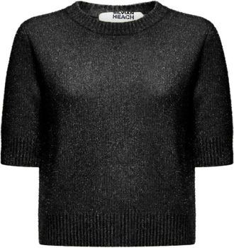 Silvian Heach Javon Sweater - Dames - T-shirts - Zwart - XS - Leer - Tops