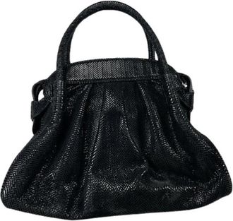 Armani Pre-owned Leren Handtas - Dames - Vintage Handtas - Zwart - ONE Size - Leer - Vintage