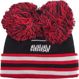 adidas Berretto a righe con pompon - Nero