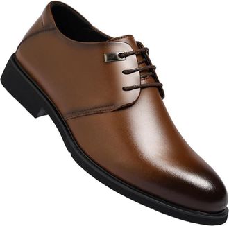 Generic Men Oxford Leather Dress Shoes Low Top Lace Up Design with Classic British Style Providing Comfortable Fit for Business Office Work Commute Suit Wear 