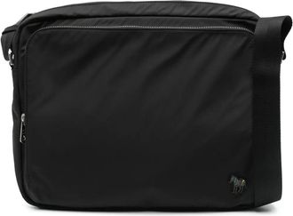 バッグ Paul Smith Nylon Leather Crossbody Bag PS Paul Smith BAG BODY UNISEX - Cross body bag - black